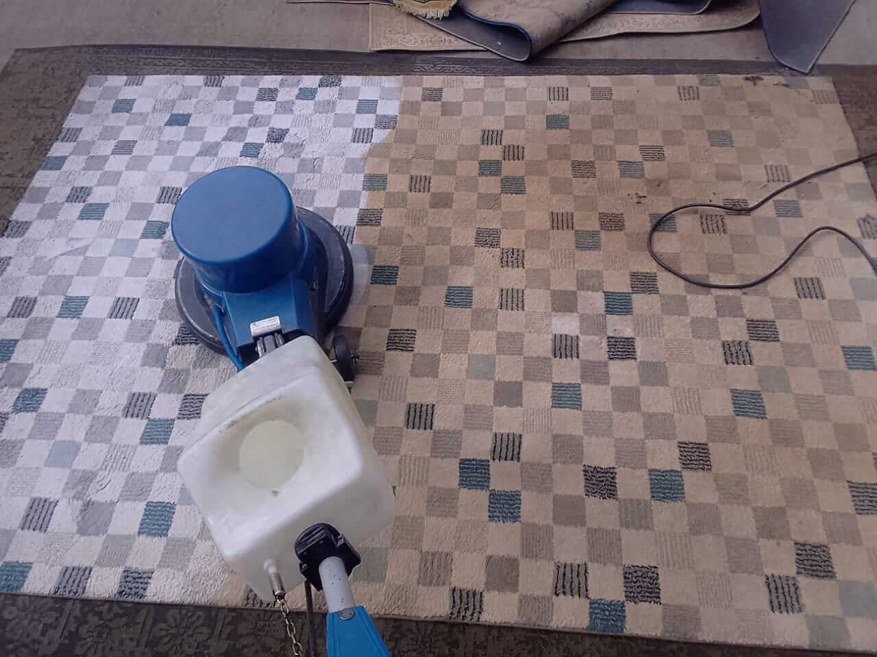carpet scrubbing